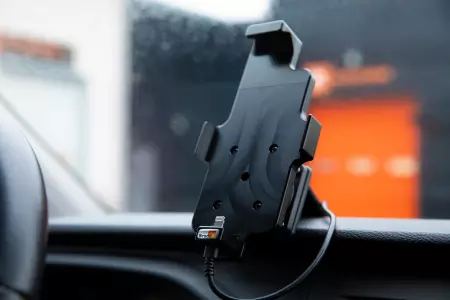 Holders for phone, tablets and computers for your work or passenger vehicle. 